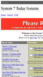 Mobile Screenshot of forums.system7today.com